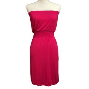 NWT UC Under Control Strapless Red Sweater Dress.  Size M